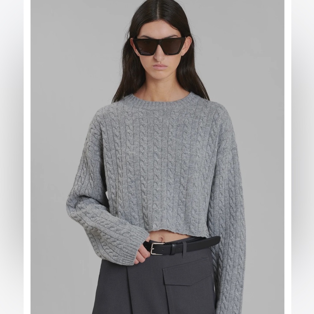 Brand new sold out Frankie Shop Farrah braided sweater